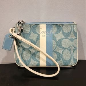 COACH Monogram Mini Wristlet
